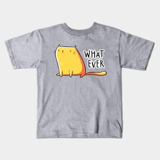 Whatever Cat Kids T-Shirt